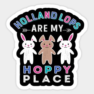 Holland Lops Bunny Shirt Rabbit Gift Animal Rescue Bunny Mom Sticker